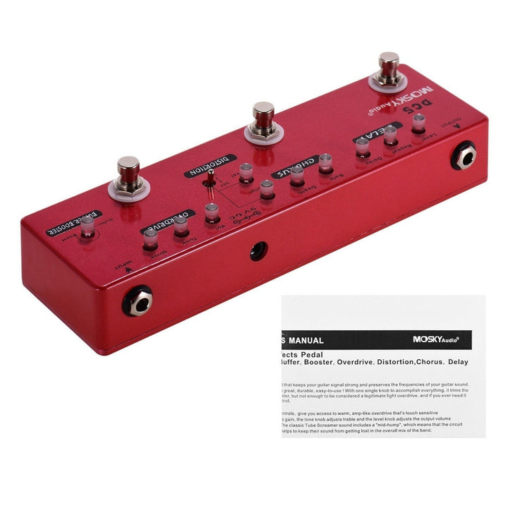 6-in-1 Guitar Multi-Effects Pedal Image 7