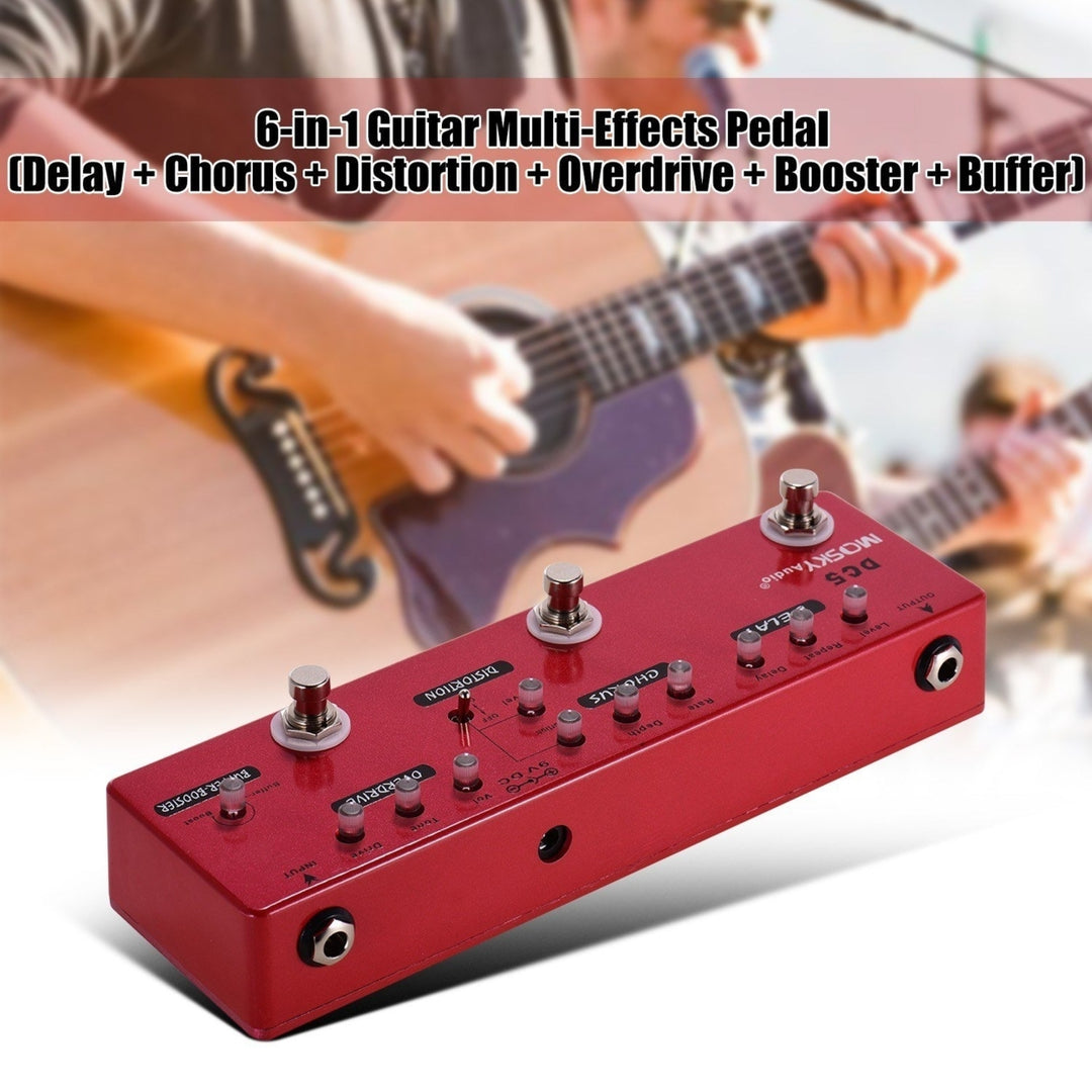 6-in-1 Guitar Multi-Effects Pedal Image 8