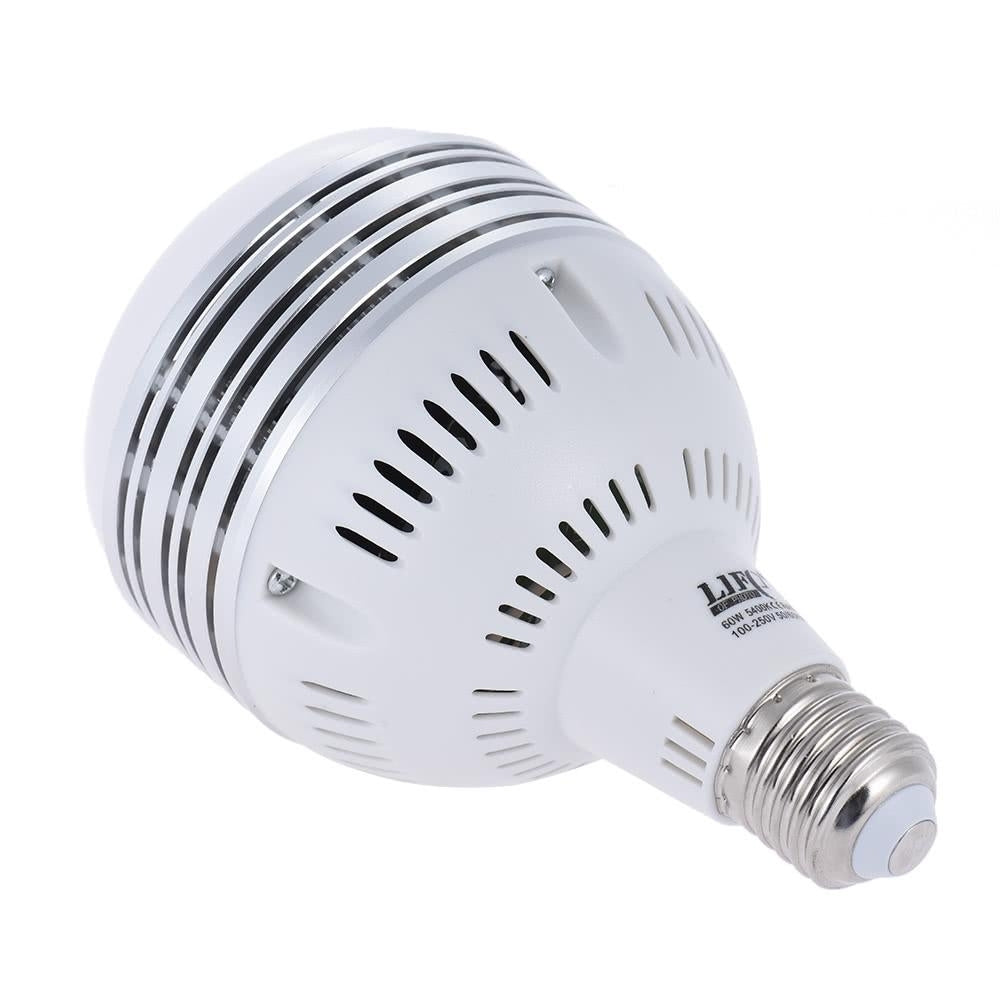 60W LED Daylight Balanced E27 5400K Light Bulb Studio Modeling Lamp for Photography Video Lighting 100~250V Image 4