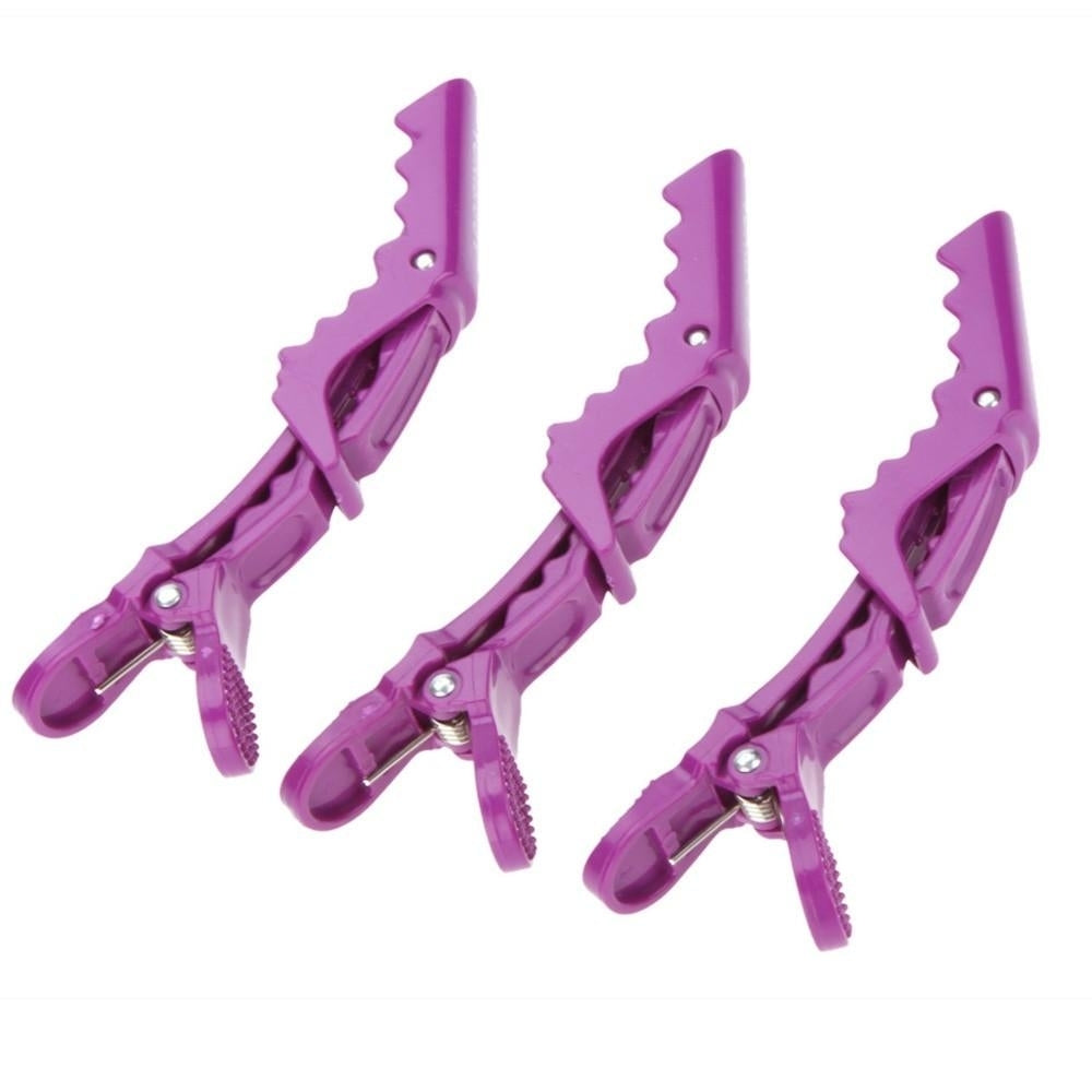 6Pcs Sectioning Clips Clamps Hairdressing Salon Hair Grip Crocodile DIY Accessories Hairpins Plastic Image 7