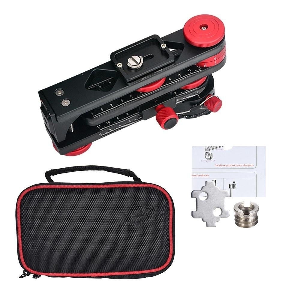 720 Panoramic Head Aluminium Alloy with Arca-Swiss Standard Ball Quick Release Plate Carry Bag Image 9