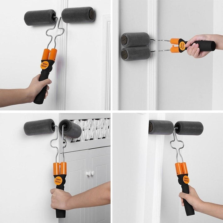 Adjustable Double-Sided Multi-Function Paint Brush DIY Graining Tool for Wall D cor Image 8