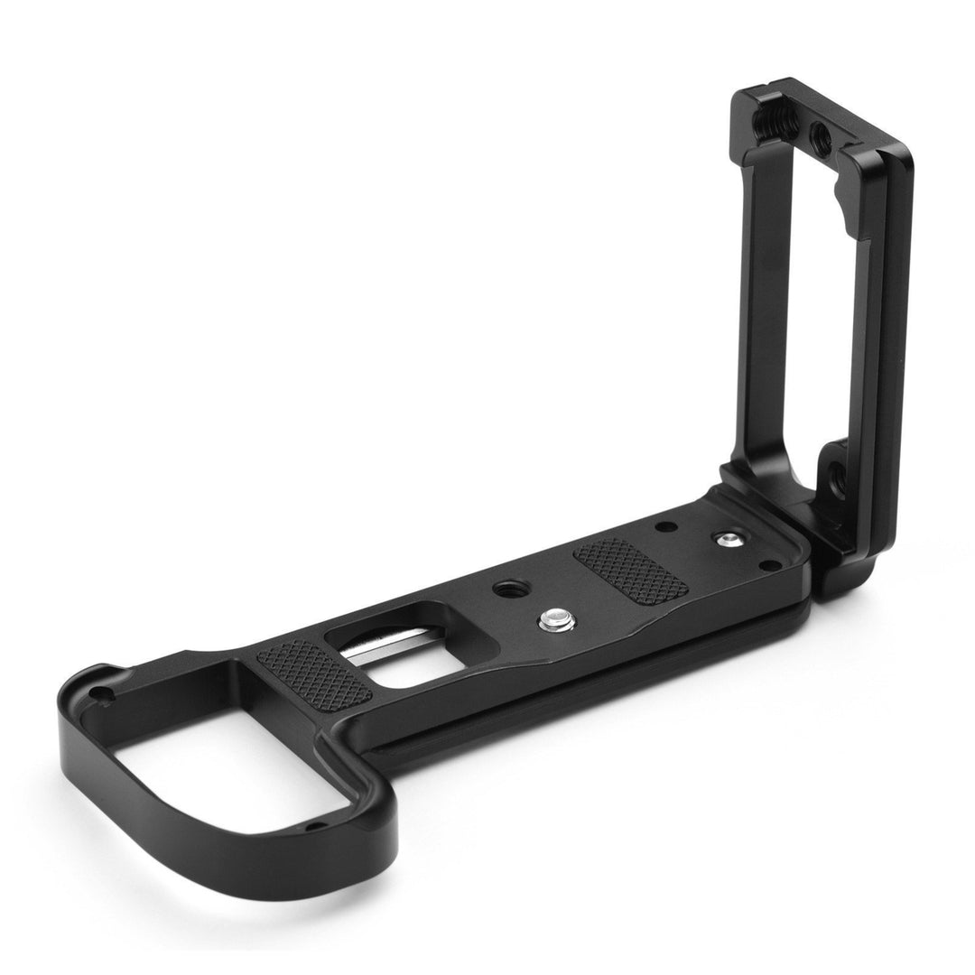 Aluminum Alloy Telescopic L-shape Quick Release Plate QR Camera L Bracket Image 1