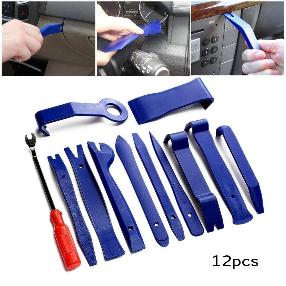 Auto Car Audio Dash Trim Panel Installer Tool Kit 12Pcs Image 12