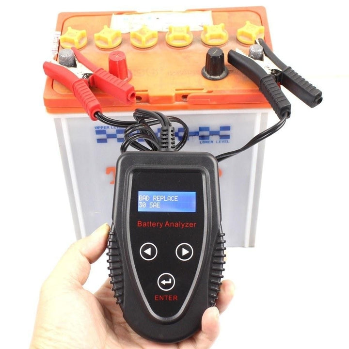 Automotive Digital Car Battery Tester Cranking System Charging Diagnostic Tool Gel 12V Image 2