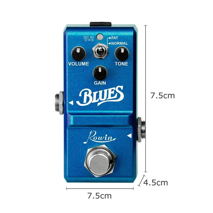 Blues Pedal Wide Range Frequency Response Style Overdrive Effect for Guitar Image 2