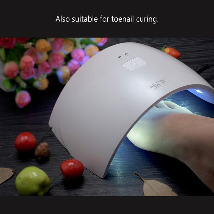 LED UV Lamp Nail Gel Dryer Curing White Light Nail Art Painting Salon Tool Image 10