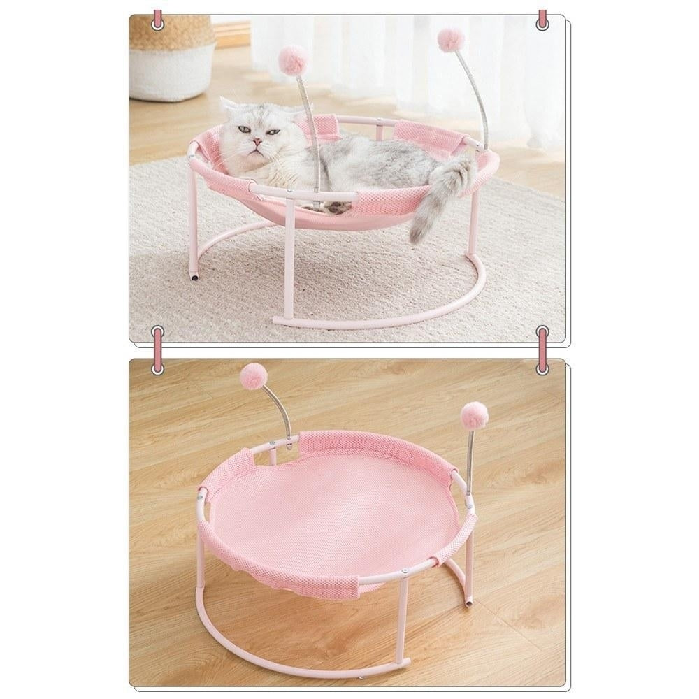 Mesh Cats Hammock Bed Breathable for Kittens Image 8