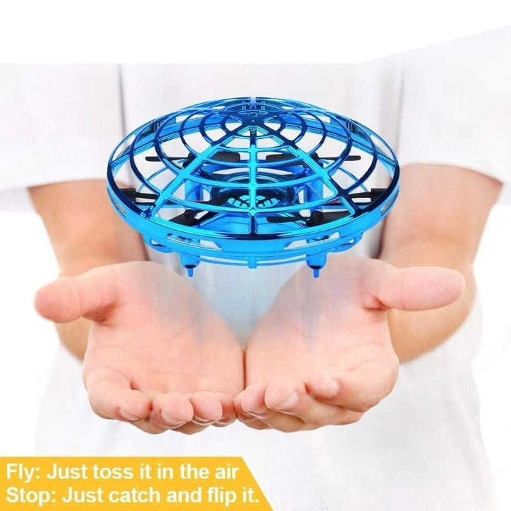 Mini Drone Hand Operated Helicopter Quadrocopter Infrared Induction Aircraft Flying Ball Toys For Kids Image 10