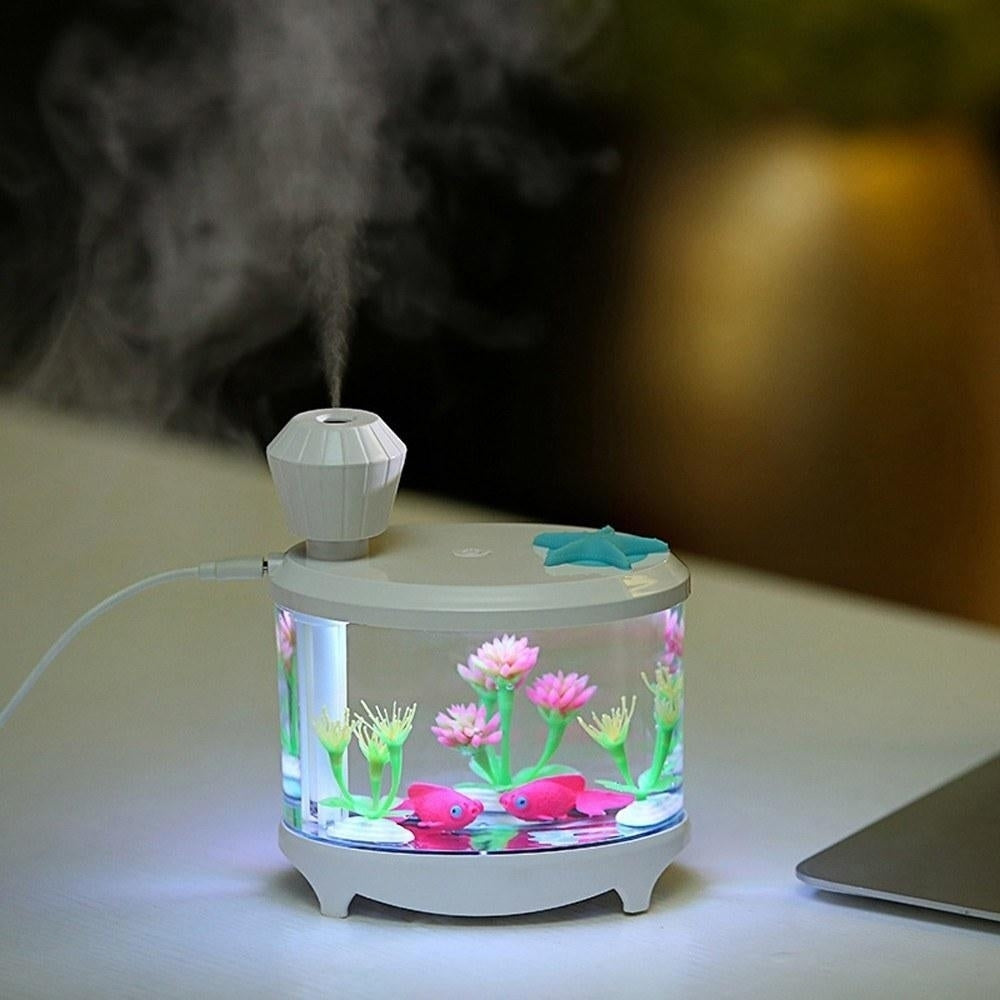 Mini USB Powered Fish Aquarium Lamp Humidifier Image 6