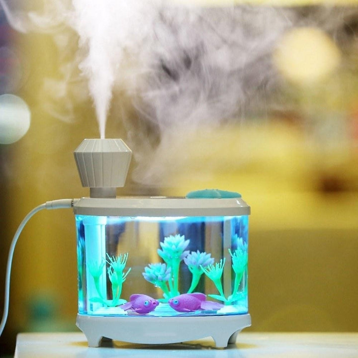 Mini USB Powered Fish Aquarium Lamp Humidifier Image 7