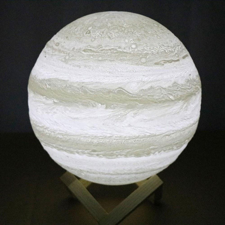 Moon Night Light 3D Printed Globe Lamp Image 2