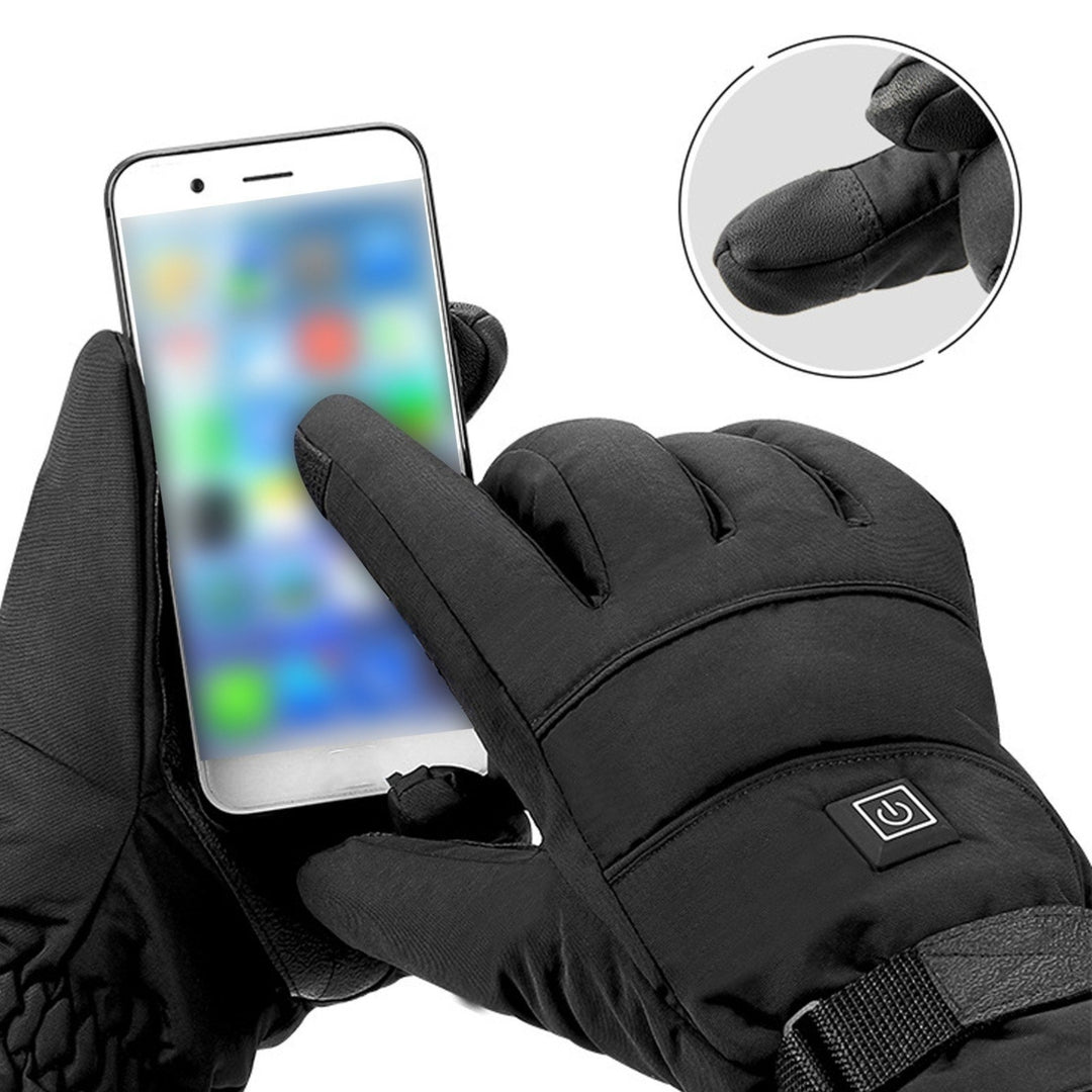 Motorcycle Riding Gloves Heating Thermostat Warm Windproof And Fall Proof Telefingers Image 3