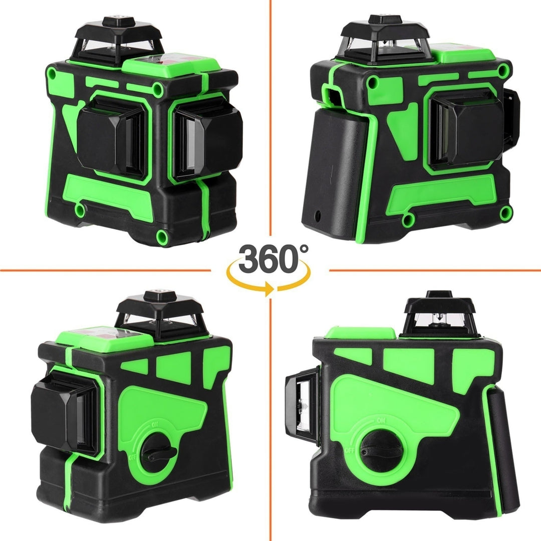 Multi-functional 3D 12 Lines Laser Level Tool Vertical Horizontal with Self-leveling Function Image 7