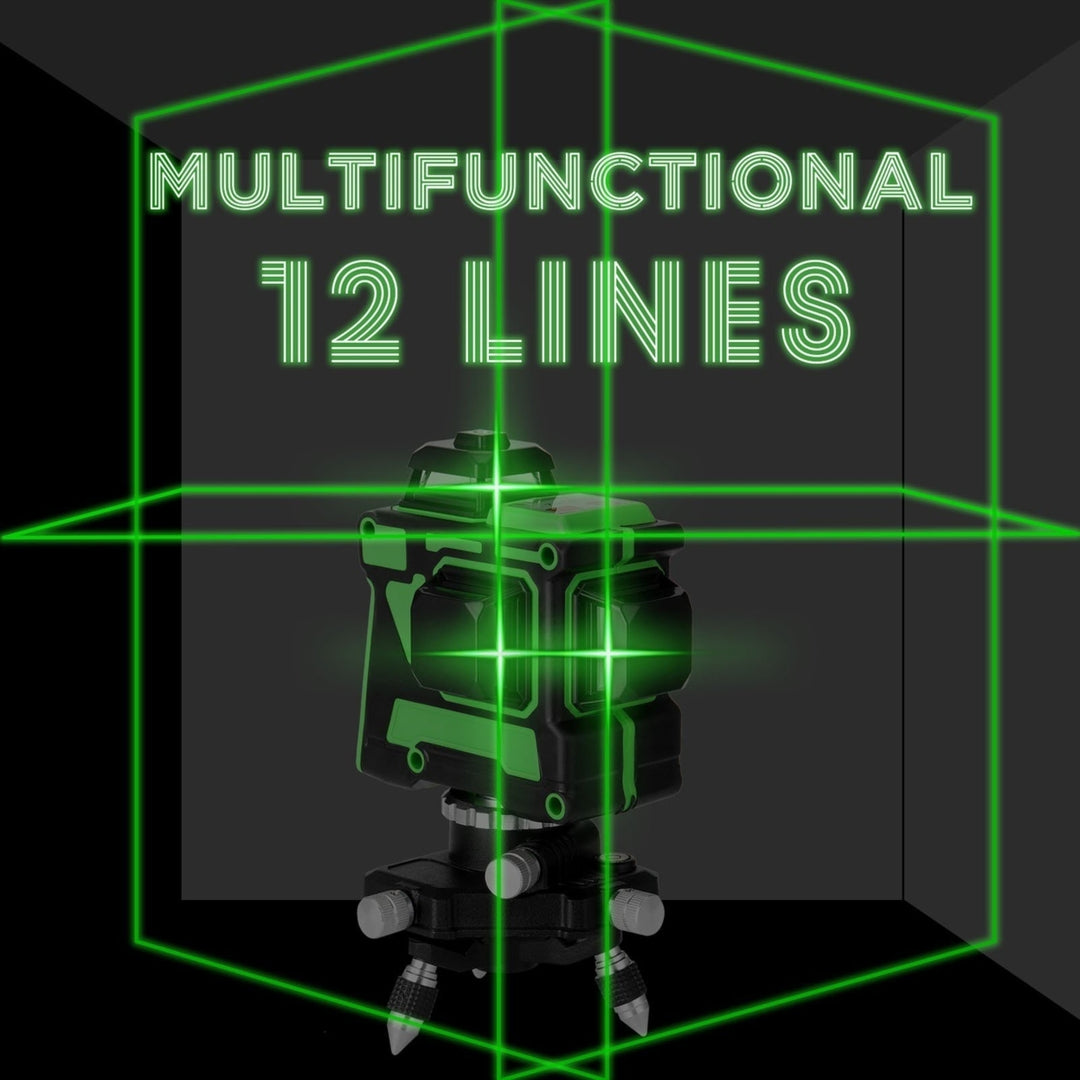 Multi-functional 3D 12 Lines Laser Level Tool Vertical Horizontal with Self-leveling Function Image 10