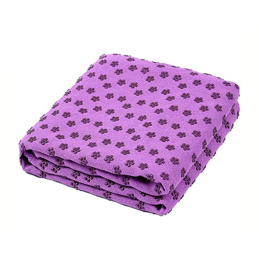 Non Slip Yoga Anti Skid Microfiber Mat Cover Towel Size 183cm61cm 72x24 Pilates Blankets Image 1