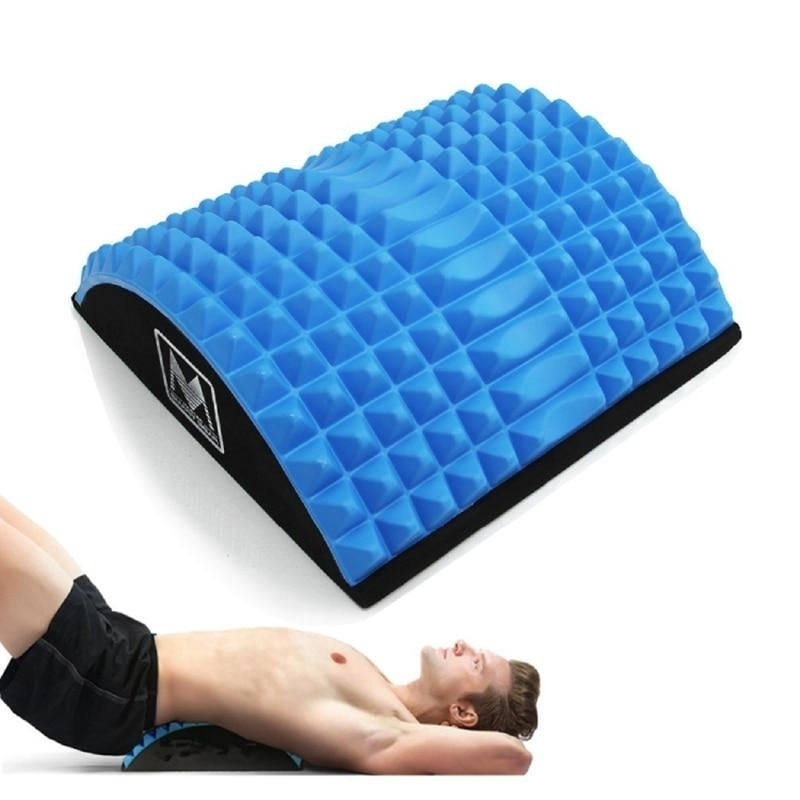 Procircle Abdominal Mat Core Massaging Spikes Full Range Motion Sit up and Back Stretcher USA Up Bench Image 1