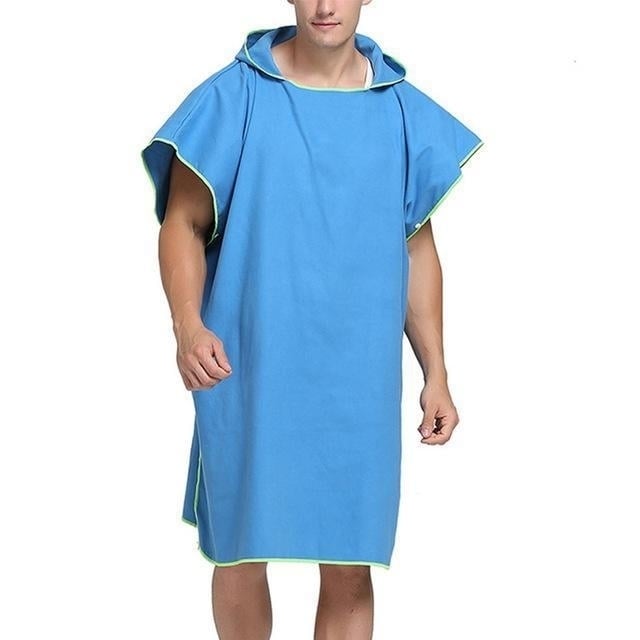 Quick Drying Hooded Bathrobe Microfiber Towel Image 6