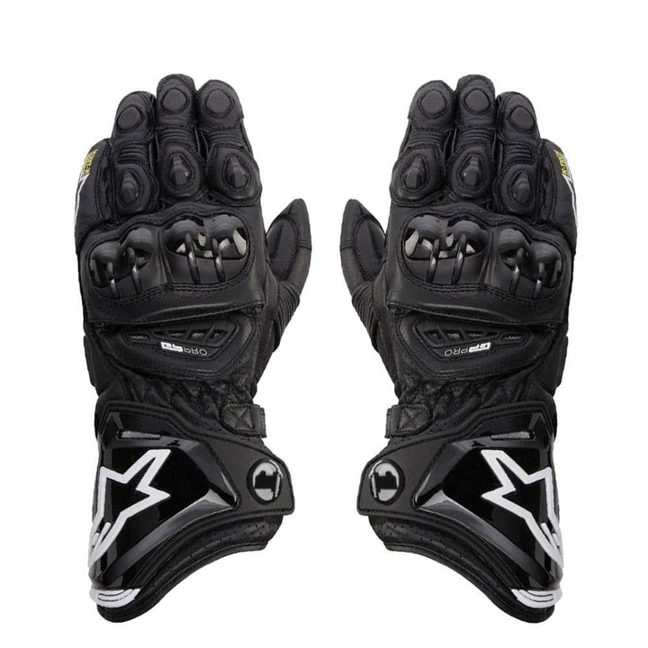 Racing Henuine Leather Motorbike Gloves Image 1