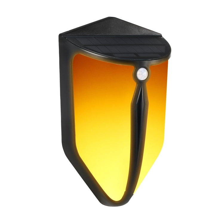 Solar Flame Wall Light IP65 Two Lighting Modes Image 1