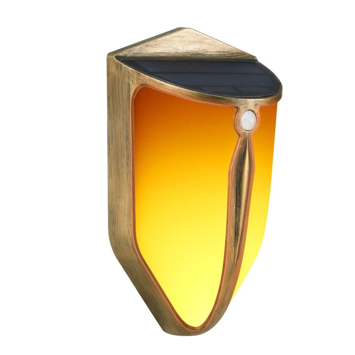 Solar Flame Wall Light IP65 Two Lighting Modes Image 6