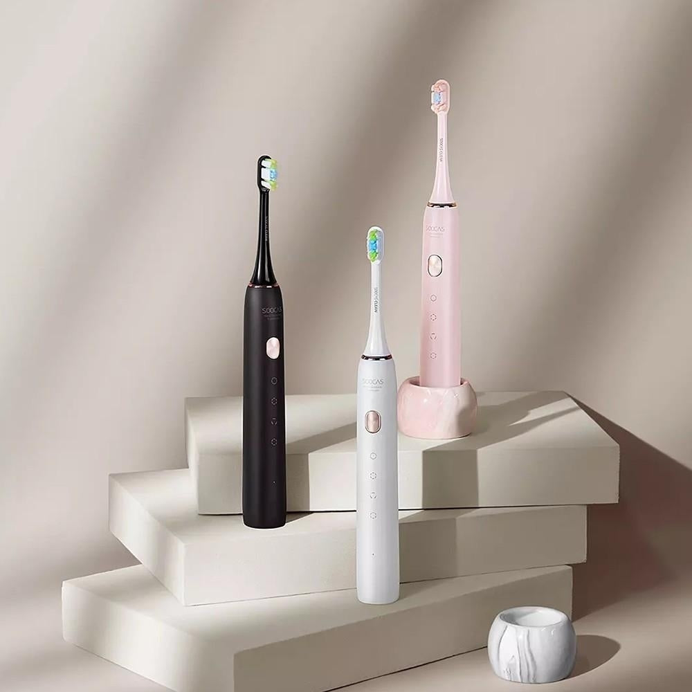 Sonic Electric Toothbrush with 3 DuPont Brush Heads 4 Modes Handle Ultrasonic Automatic Image 7