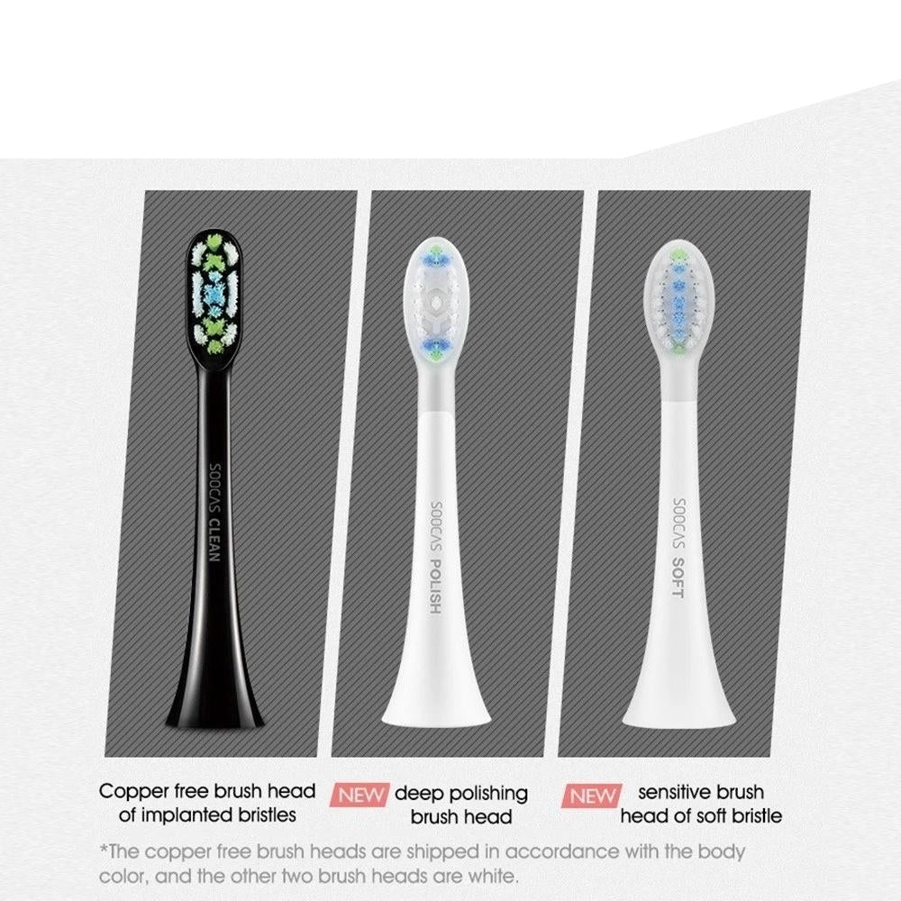 Sonic Electric Toothbrush with 3 DuPont Brush Heads 4 Modes Handle Ultrasonic Automatic Image 8