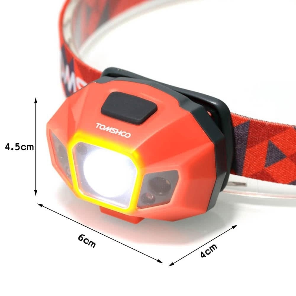 Super Bright LED Headlamp High Power Flashlight Water Resistance USB Cable Rechargeable Headlight Lamp Image 7