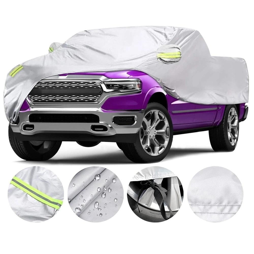 Truck Cover, All Season Car Cover for Pickup Truck, Against Dust, Debris, Windproof UV Protection Image 3