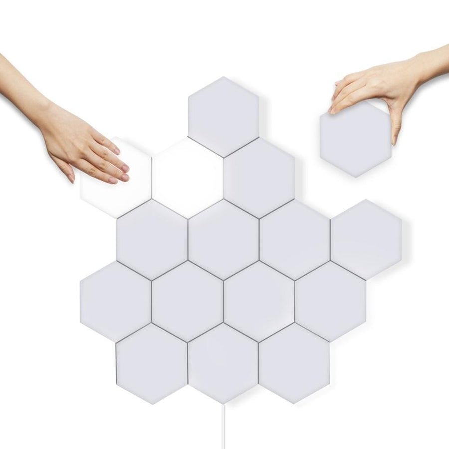 Touch Sensor Quantum Wall Lamps Hexagon Shape Honeycomb Image 1