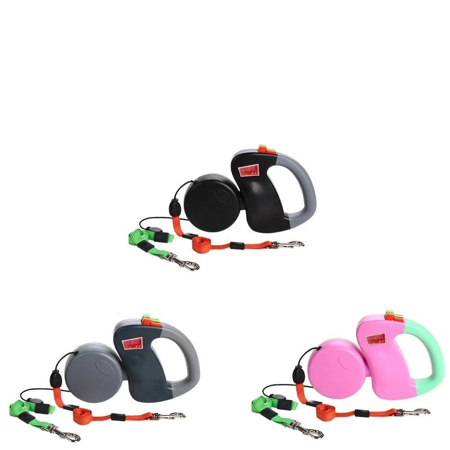 Two Dog Retractable Leash Dual Retractable Leash Image 1