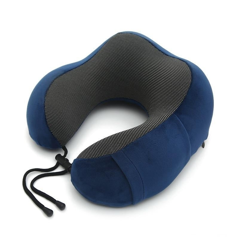 U Shaped Memory Foam Neck Pillows Soft Travel Pillow Cervical Airplane Image 7