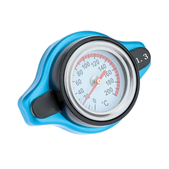 Universal Thermo Thermostatic Radiator Cap Cover with Water Temperature Gauge Image 1