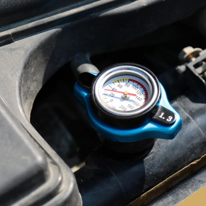 Universal Thermo Thermostatic Radiator Cap Cover with Water Temperature Gauge Image 9