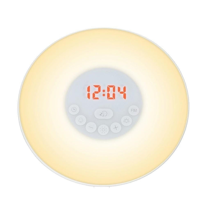 Wake Up Light Alarm Clock Sunrise,Sunset Simulation Digital Clock Image 4