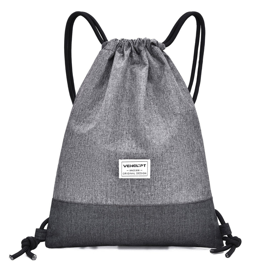 Water-resistant Drawstring Backpack Bag DTTT Image 7