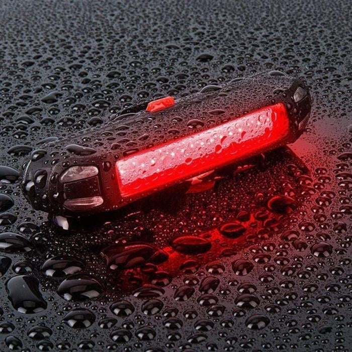 Waterproof Bike Tail 500mAh Rear USB Charging 5 Modes Flashlight With COB Lamp Image 8