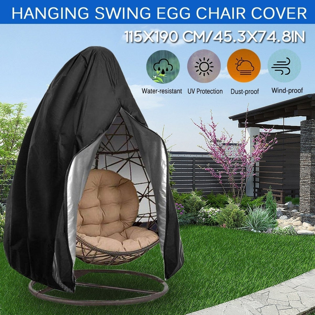 Waterproof Hanging Swing Egg Chair Cover Image 12