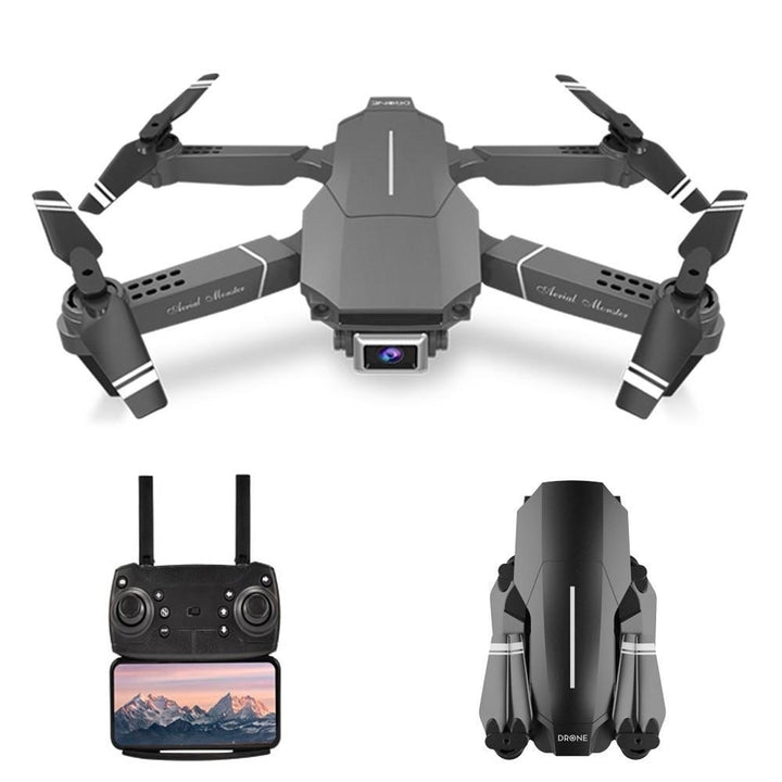 WiFi FPV 4K Drone RC Quadcopter Headless Mode Altitude Hold Gesture Photo Track Flight 3D Flip Folding Image 2