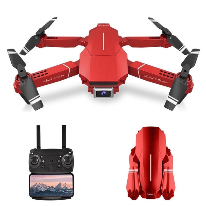 WiFi FPV 4K Drone RC Quadcopter Headless Mode Altitude Hold Gesture Photo Track Flight 3D Flip Folding Image 1