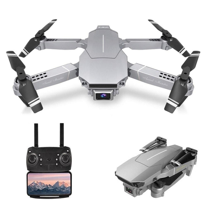 WiFi FPV 4K Drone RC Quadcopter Headless Mode Altitude Hold Gesture Photo Track Flight 3D Flip Folding Image 4