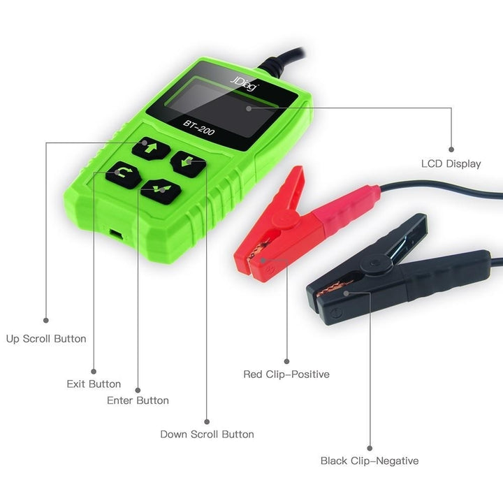 Car Battery Tester Auto Cranking and Charging System Test Scan Tool 12V Image 8