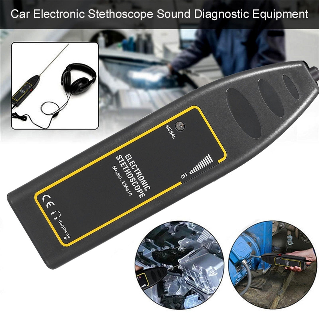 Car Electronic Stethoscope Sound Diagnostic Equipment Engine Repair Tool Abnormal Detector Noise Finder Image 12