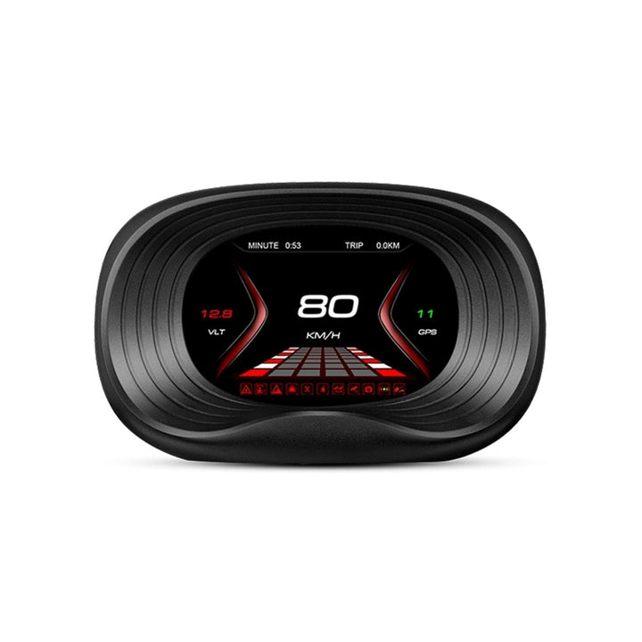 Car HUD Display, OBD+GPS Dual System Head Up Display High Definition Speedometer Diagnostic Tool Image 2