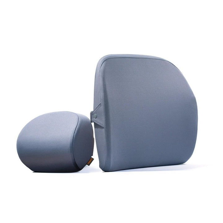 Car Lumbar Support Pillow Headrest Neck Pillow Kit Image 1