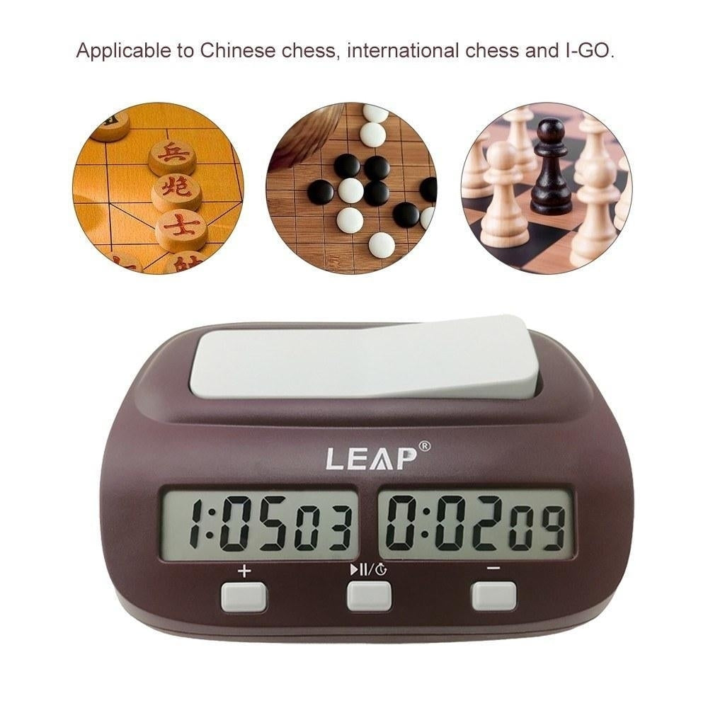 Digital Chess Clock Count Down Timer with Alarm Electronic Board Game Bonus Competition Master Tournament Image 3