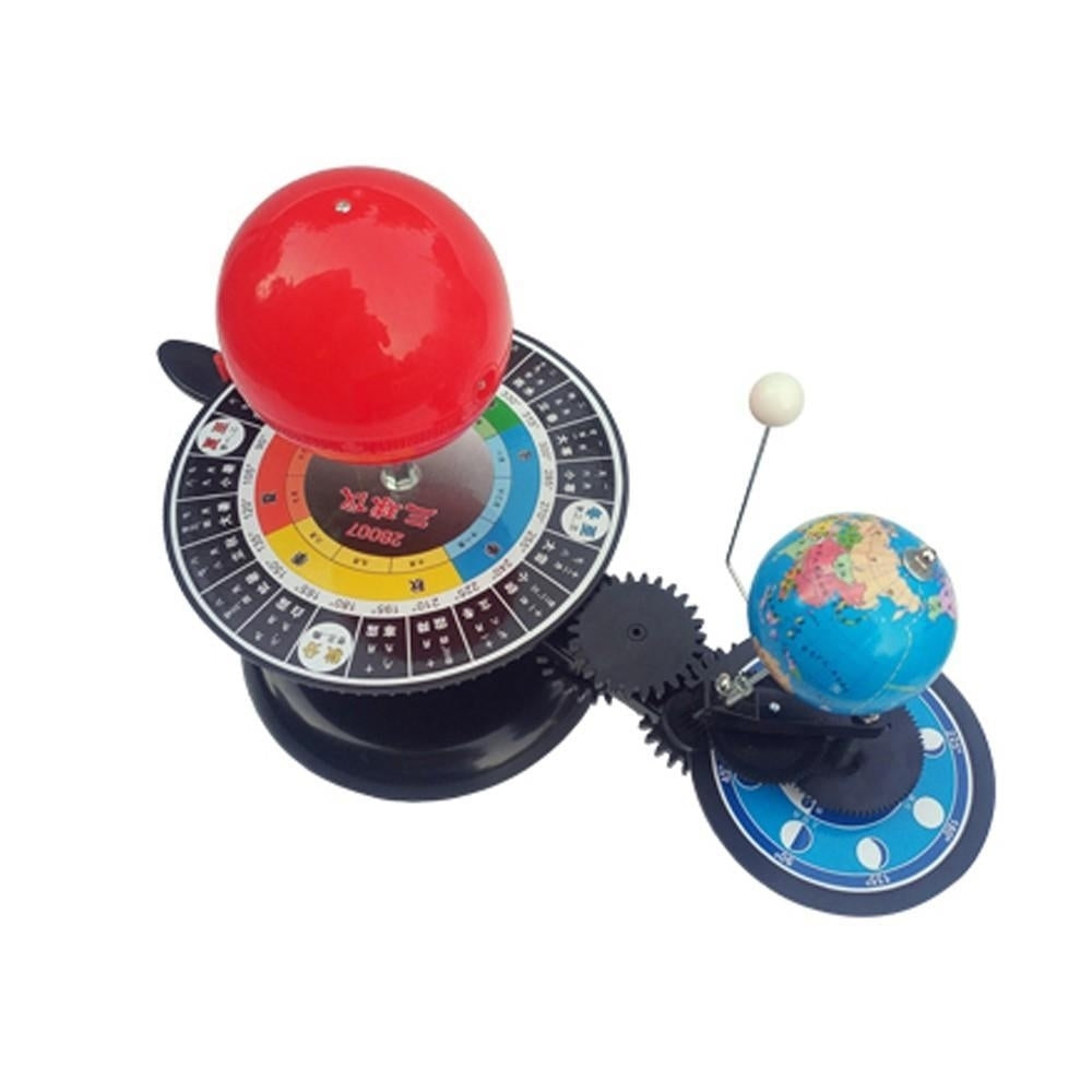 DIY Solar System Model Globe Earth S-un Moon Orbital Planetarium Educational Teaching Tool Image 2