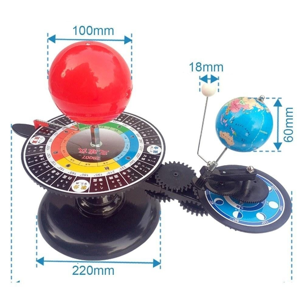 DIY Solar System Model Globe Earth S-un Moon Orbital Planetarium Educational Teaching Tool Image 5