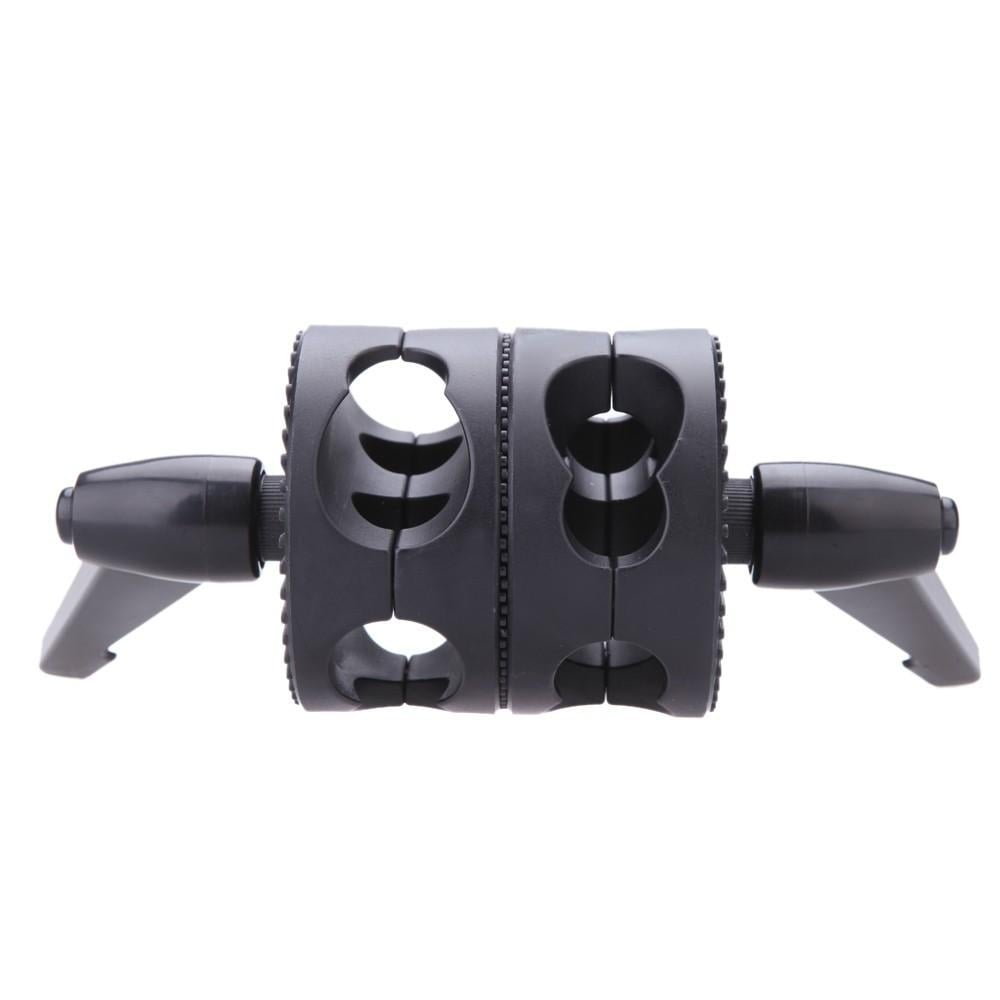 Dual Swiveling Grip Head Angle Clamp for Photo Studio Boom Arm Reflector Holder Stand Image 5