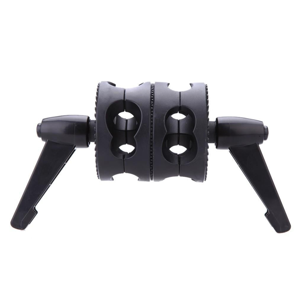 Dual Swiveling Grip Head Angle Clamp for Photo Studio Boom Arm Reflector Holder Stand Image 6